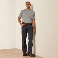 Ariat Rebar M4 Relaxed DuraStretch Washed Twill Dungaree Boot Cut Pant