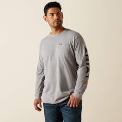 Ariat Rebar Cotton Strong Standard Logo Pocket T-Shirt