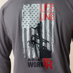 Ariat FR Air Life on the Line Graphic Top
