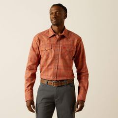 Ariat FR Wayne Retro Fit Snap Work Shirt