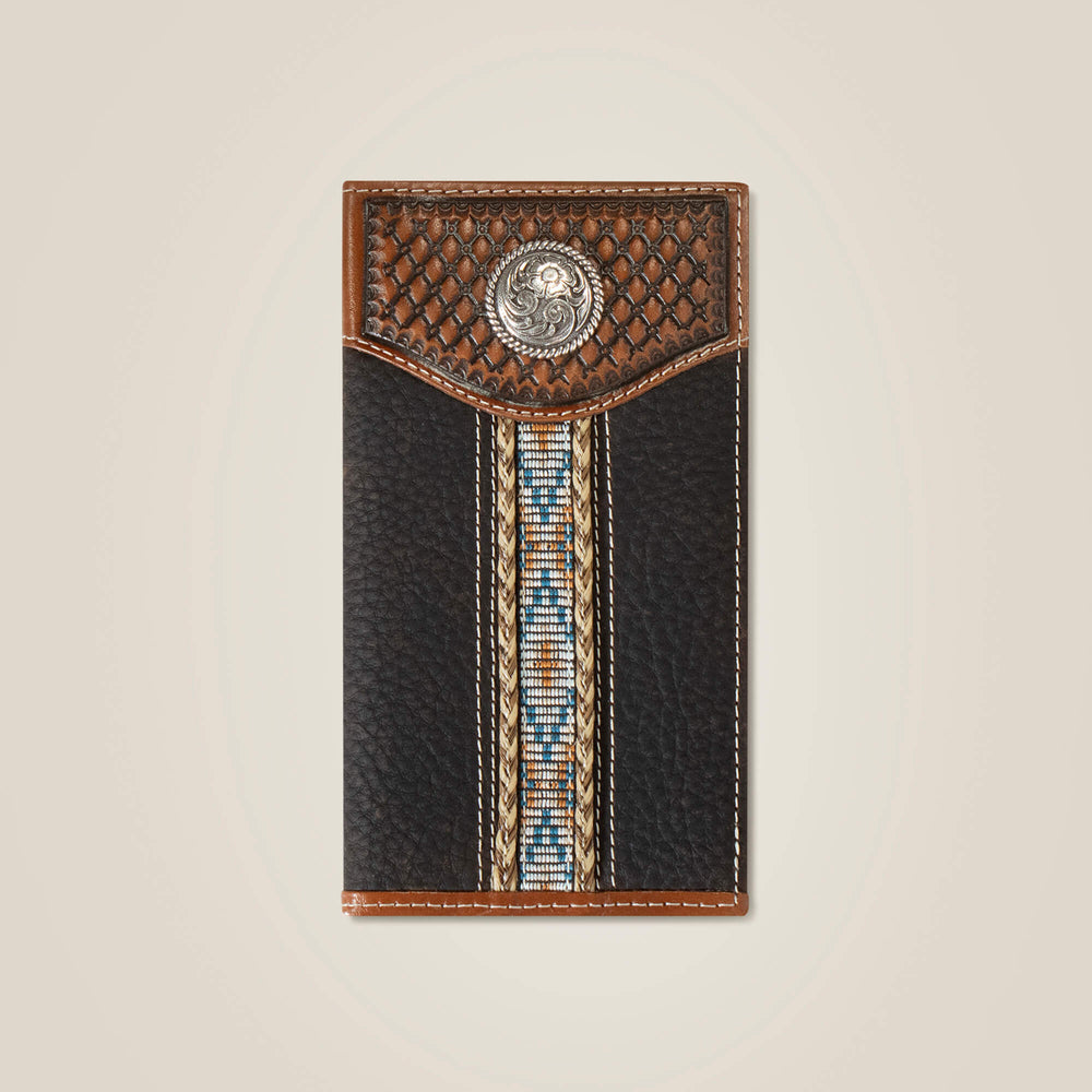 Ariat Braided Trim Rodeo Wallet