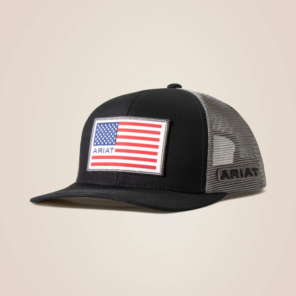 Ariat Flag Logo Patch Cap