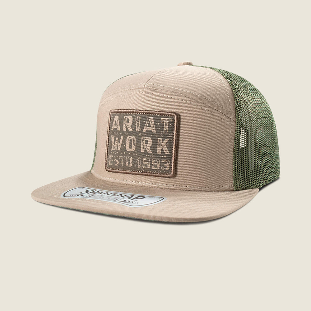 Ariat Ariat Work Brickyard Patch Snapback Cap