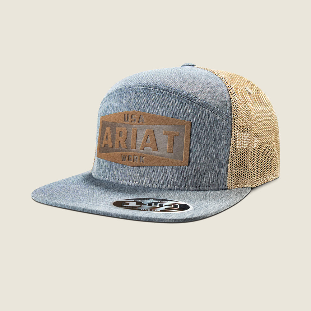 Ariat Ariat Work Leather Badge Snapback Cap