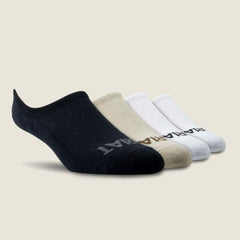 Ariat Hilo No Slip No Show Sock 4 Pair Multi Color Pack