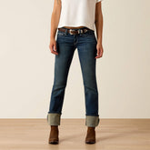 Ariat R.E.A.L. Mid Rise Stretch Icon Stackable Straight Leg Jean