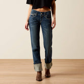 Ariat R.E.A.L. Mid Rise Stretch Ivy Stackable Straight Leg Jean