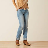 Ariat Mid Rise Alessia Straight Leg Jean
