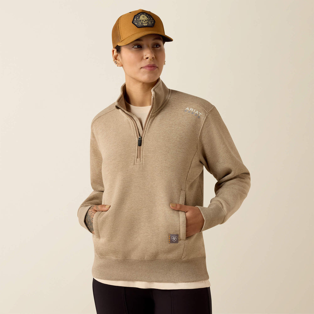 Ariat Rebar Lightweight Mock 1/2 Zip Sweatshirt