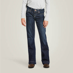 Ariat Trouser Mid Rise Stretch Ella Wide Leg Jean