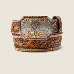 Ariat Floral Tooled Belt