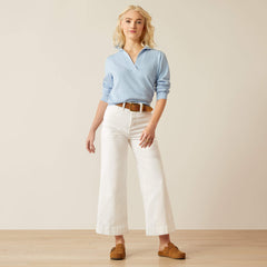 Ariat Ultra High Rise Countryside Wide Leg Crop Jeans