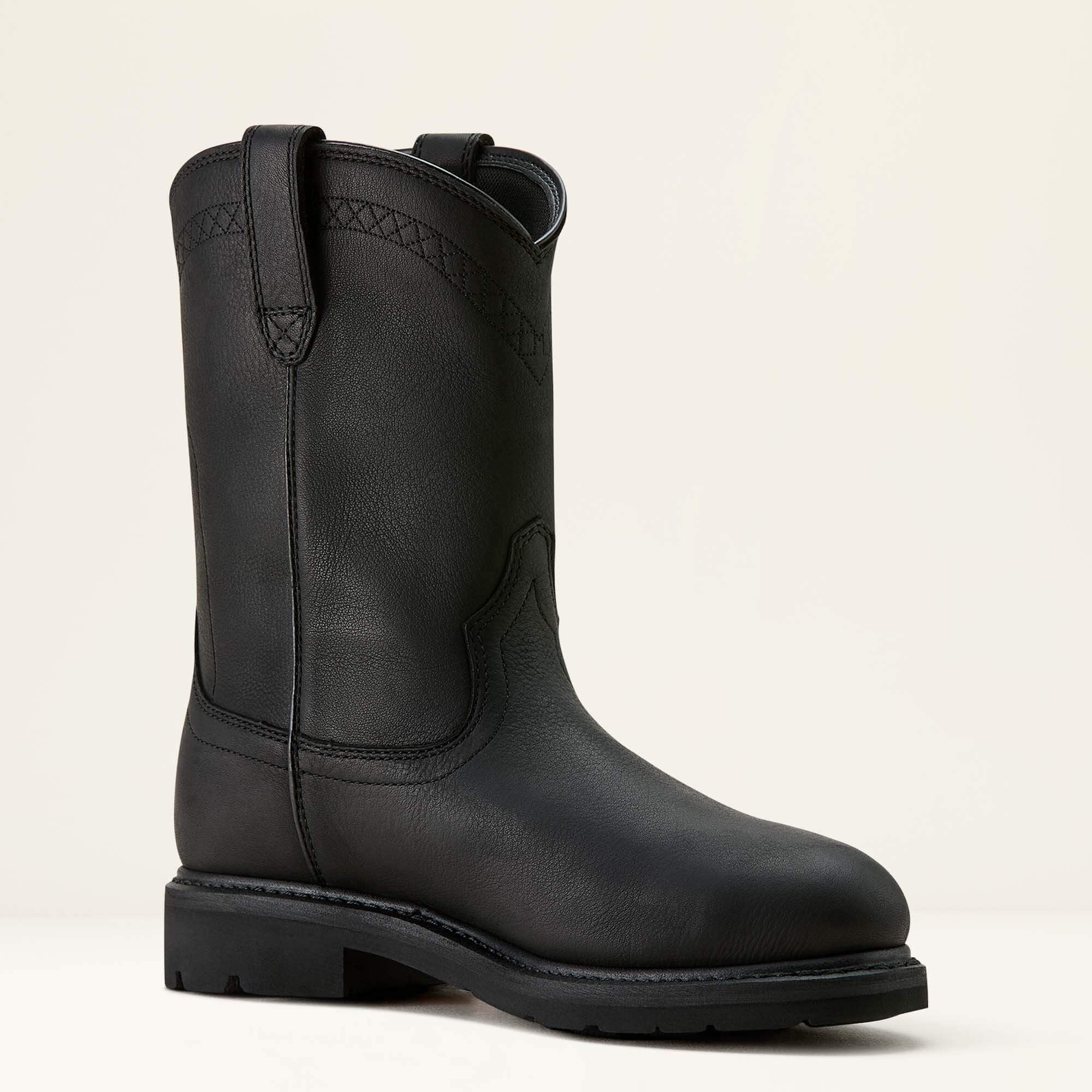 Ariat Sierra Waterproof Roper Toe Steel Toe Work Boot