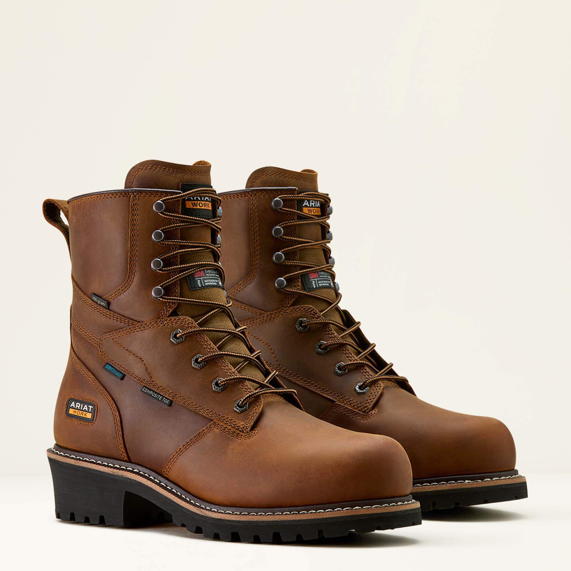 Ariat Logger Shock Shield Waterproof Insulated Composite Toe Work Boot