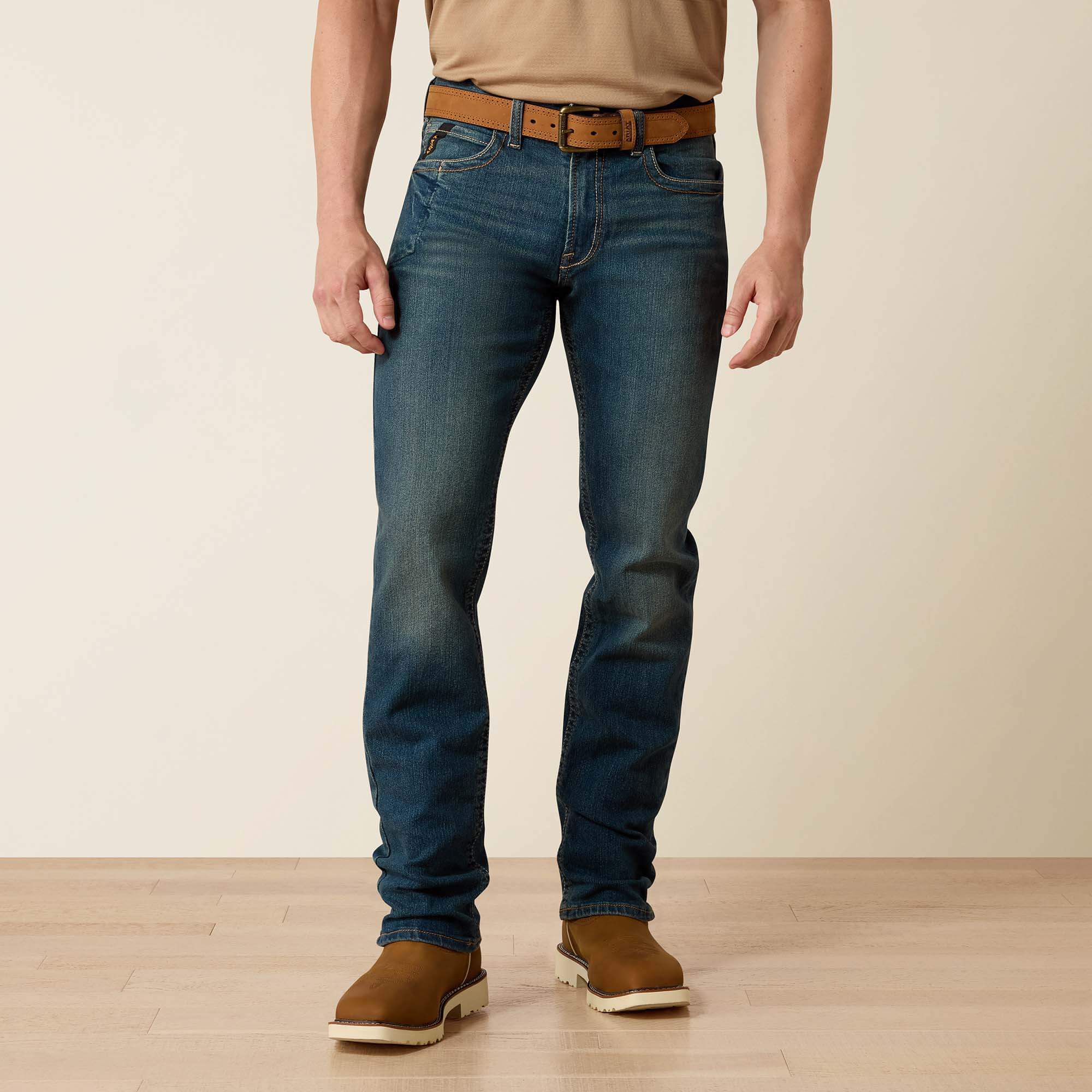 Ariat Men's Slim Fit Work Pants - Rebar Denim