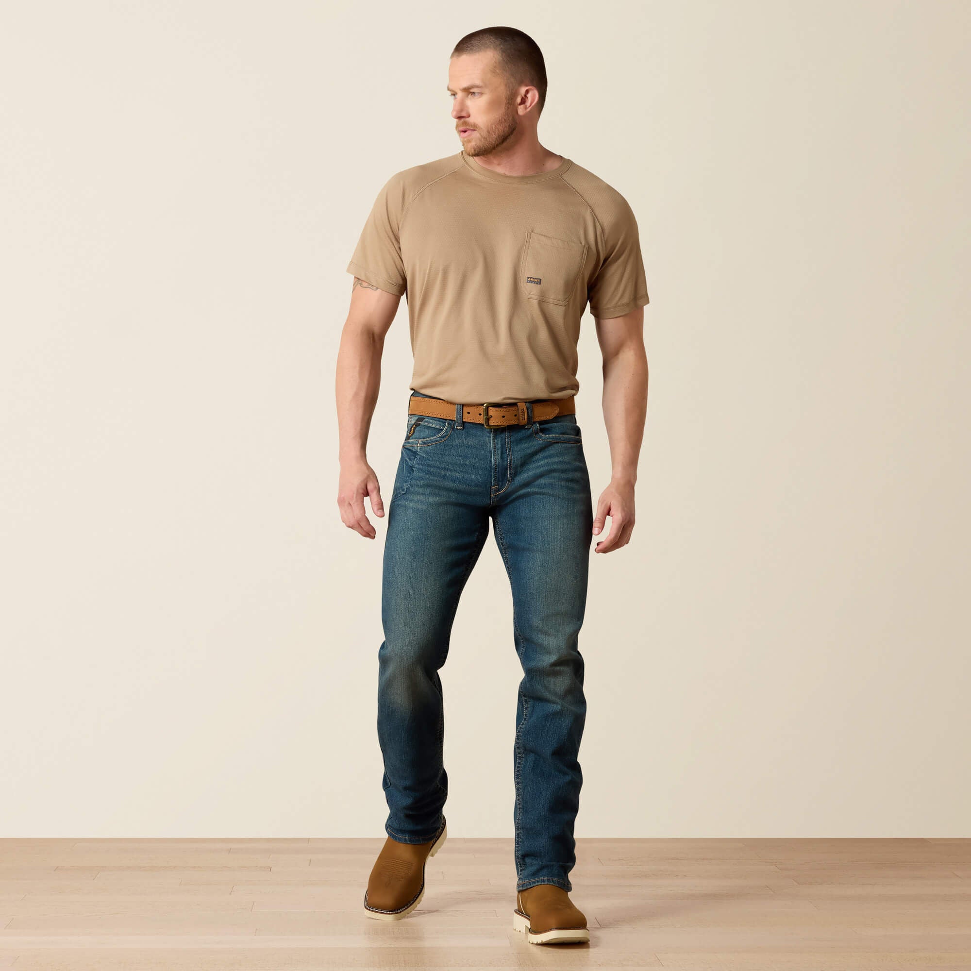 Ariat Men's Slim Fit Work Pants - Rebar Denim