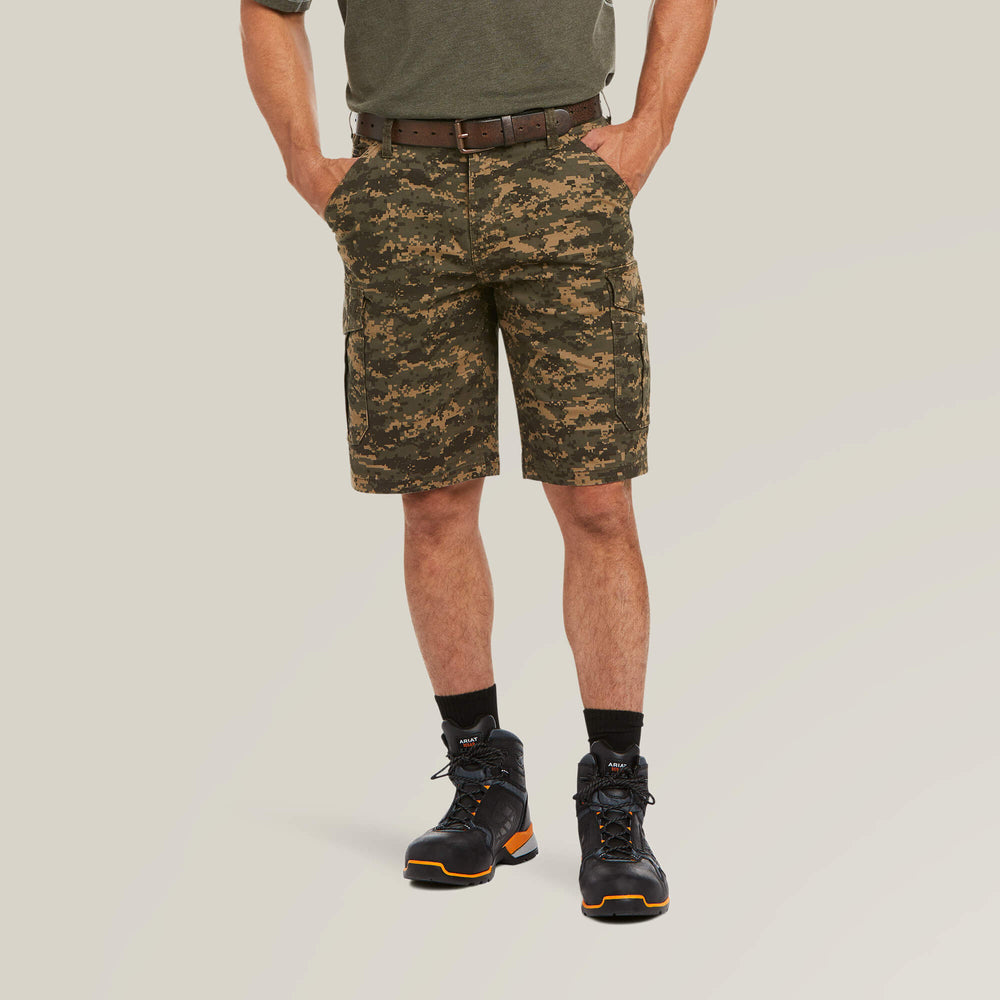 Ariat Rebar DuraStretch Made Tough Cargo 11" Short