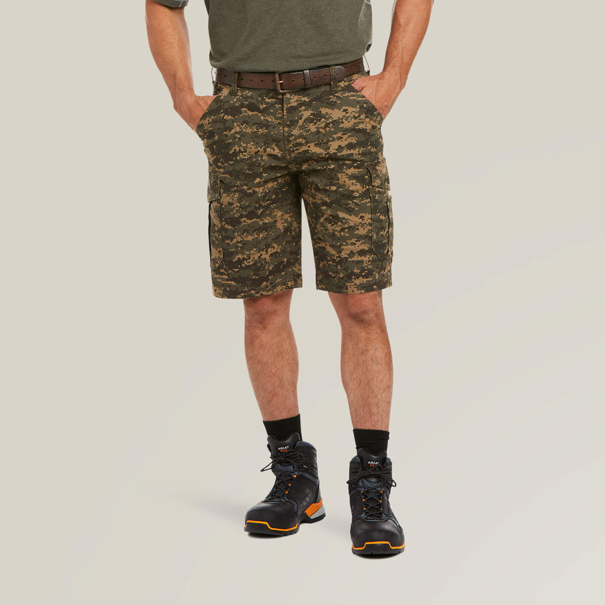 Ariat Rebar DuraStretch Made Tough Cargo 11" Short