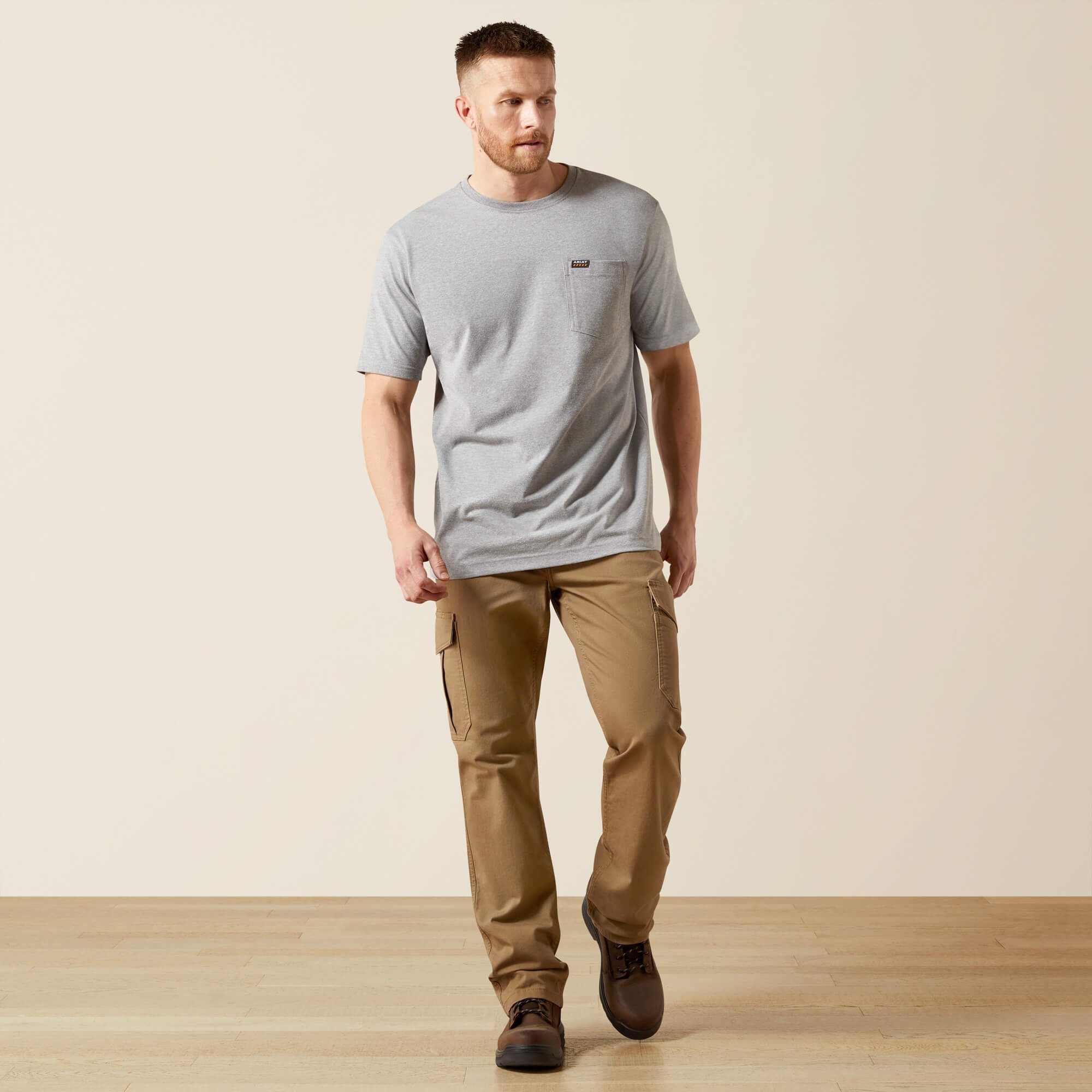 Ariat Rebar Cotton Strong Standard Pocket T-Shirt