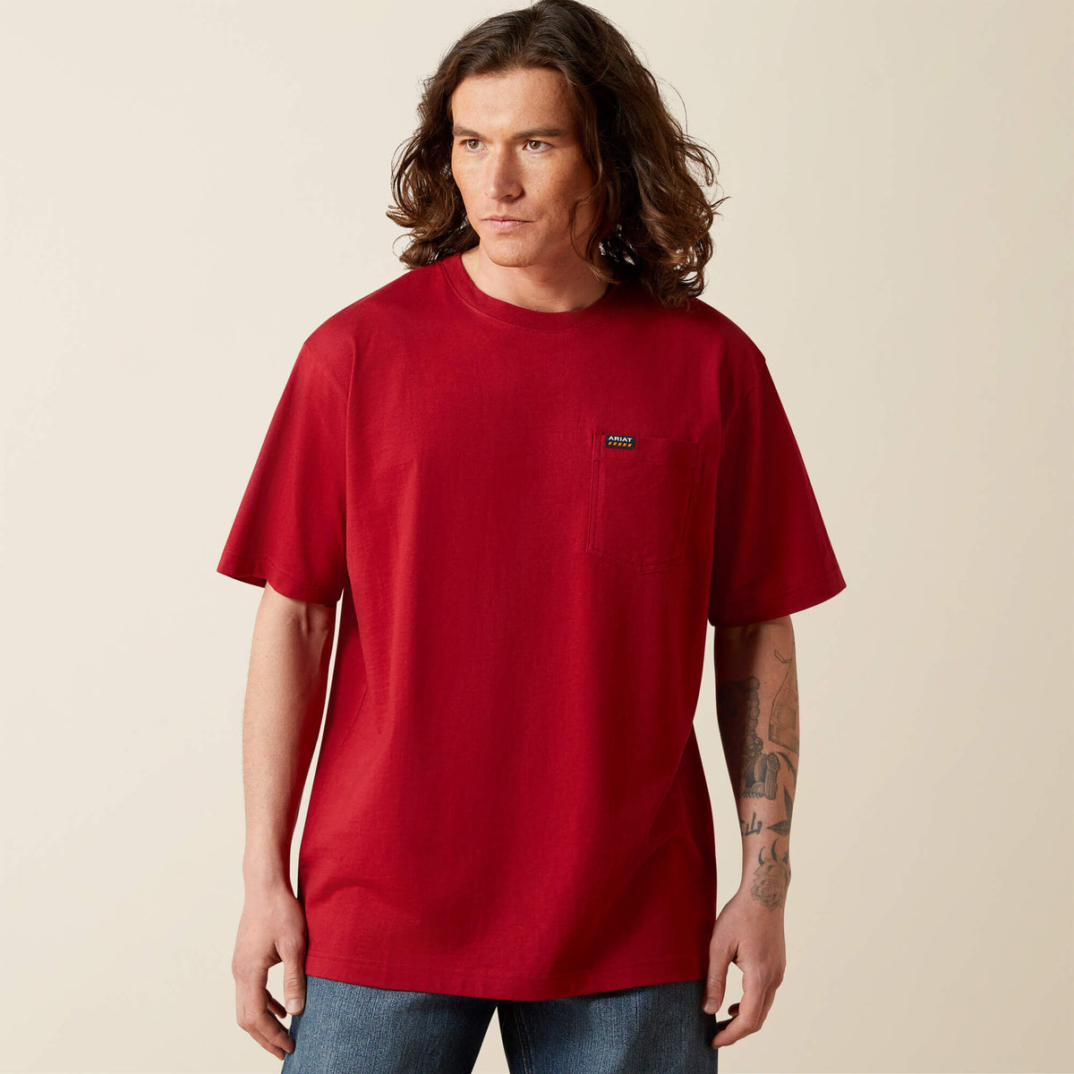 Ariat Rebar Cotton Strong Standard Pocket T-Shirt