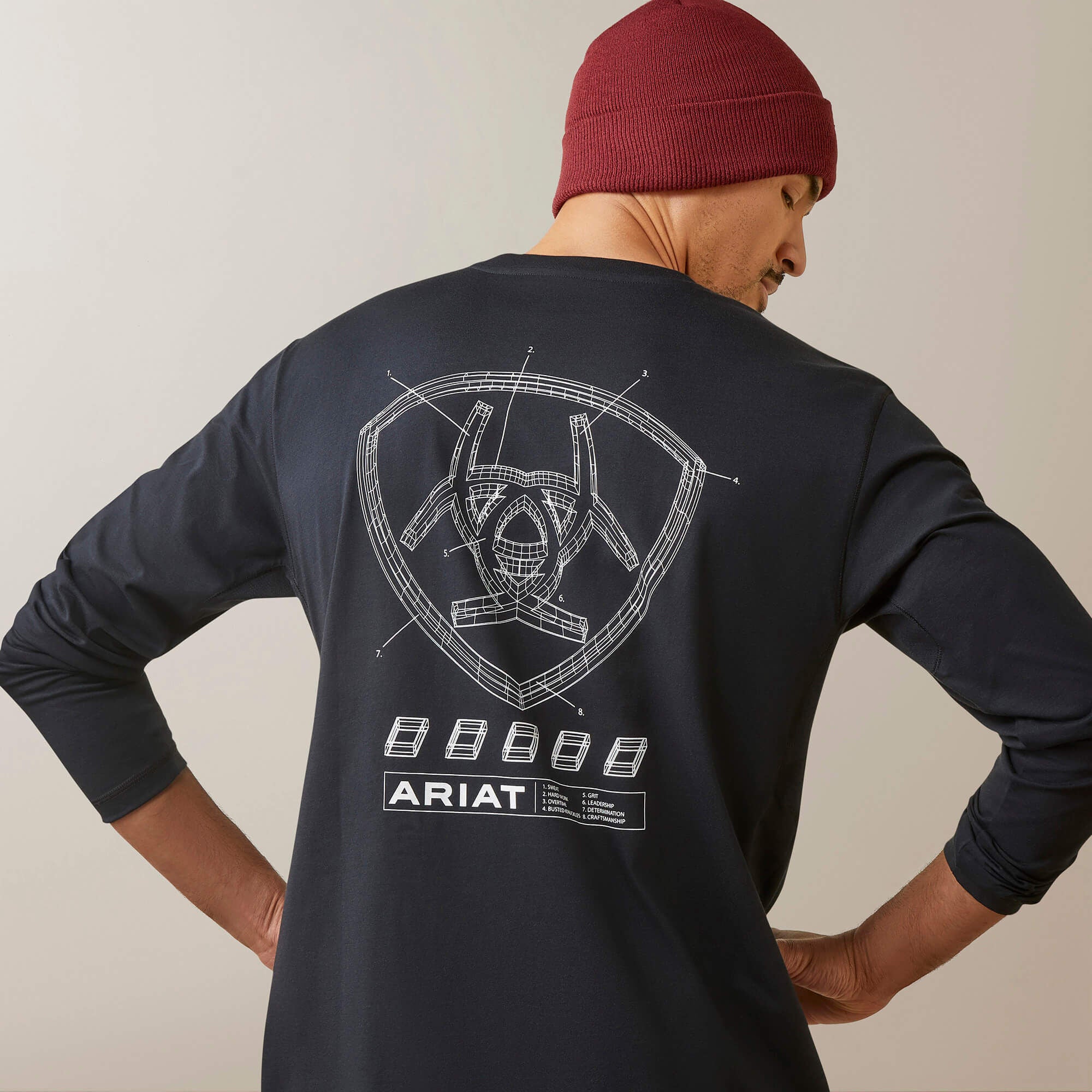 Ariat Rebar Workman Blueprint