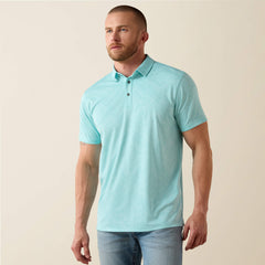 Ariat Jacquard Printed Fitted Polo