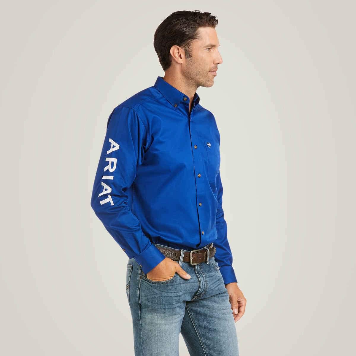 Ariat Team Logo Twill Fitted Shirt