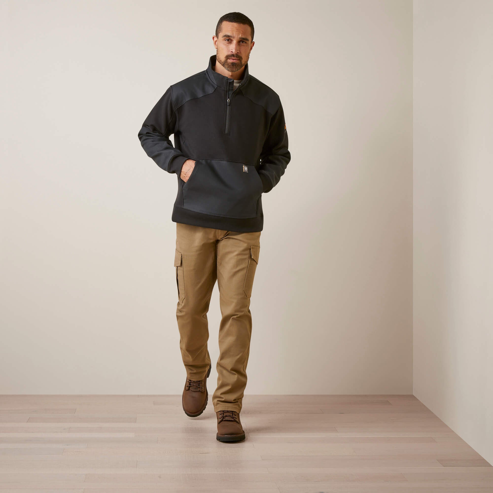 Ariat Rebar Workman Duracanvas 1/4 Zip Sweatshirt