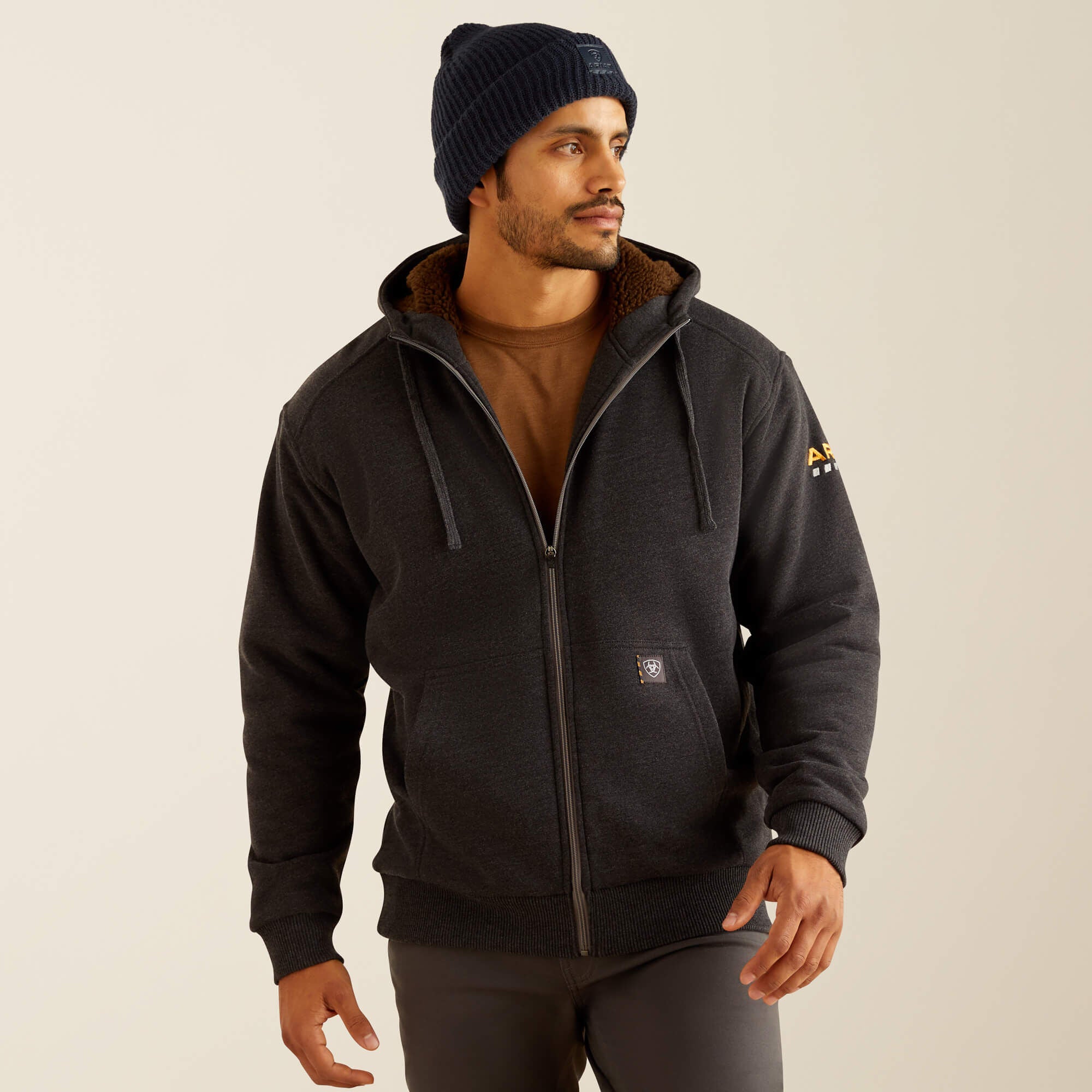 Ariat Rebar All-Weather Sherpa-Lined Full Zip Hoodie