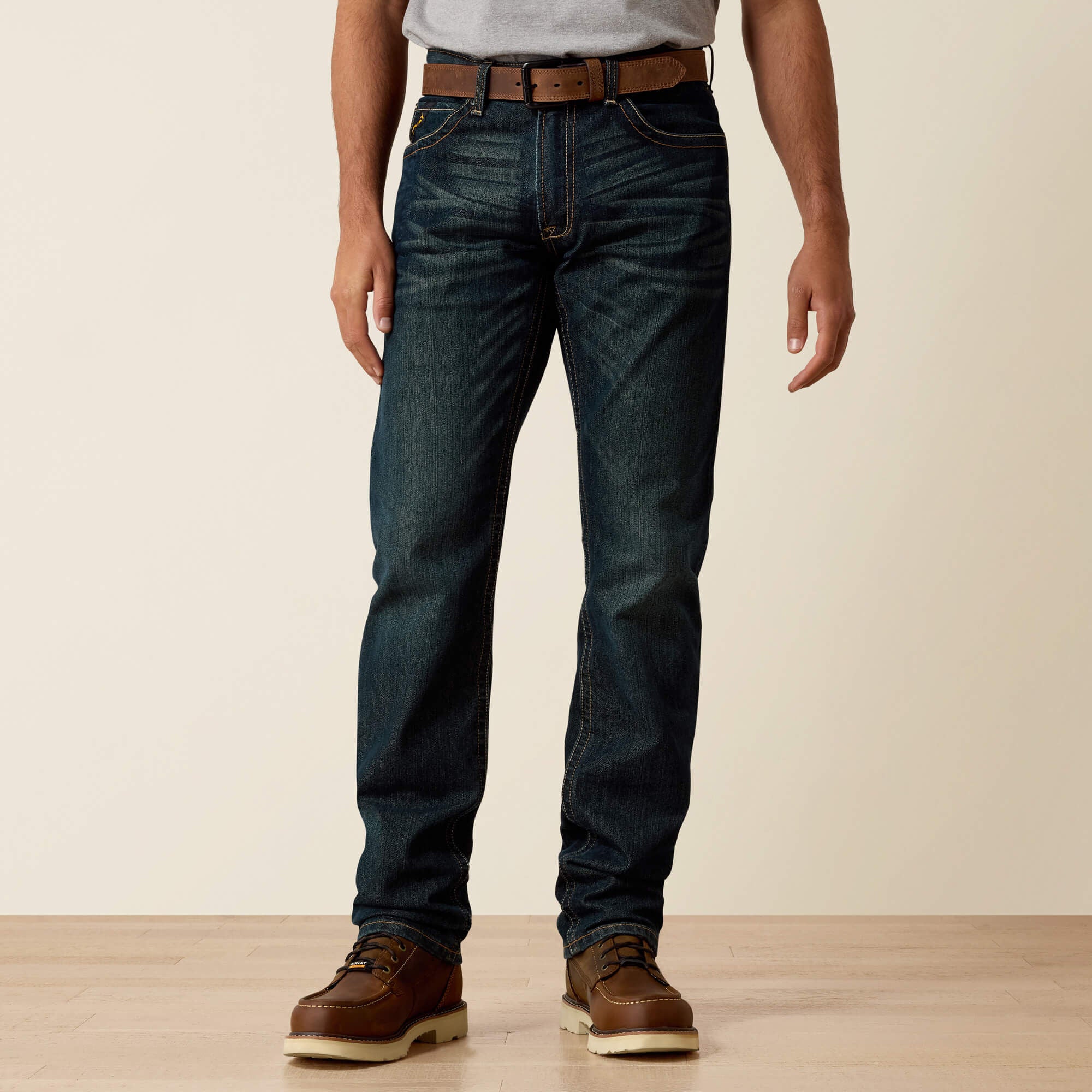 Ariat Rebar M4 Relaxed DuraStretch Edge Stackable Straight Leg Jean