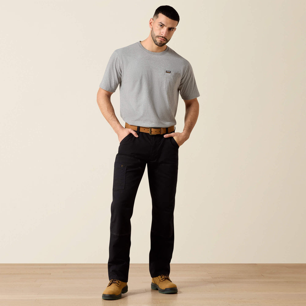 Ariat Rebar M4 Low Rise DuraStretch Made Tough Double Front Stackable Straight Leg Pant