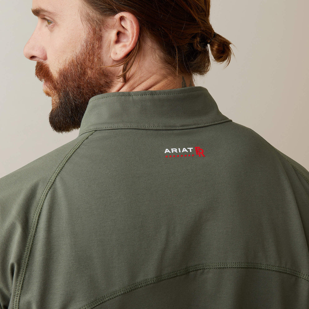 Ariat FR Combat Stretch Patriot 1/4 Zip Work Shirt