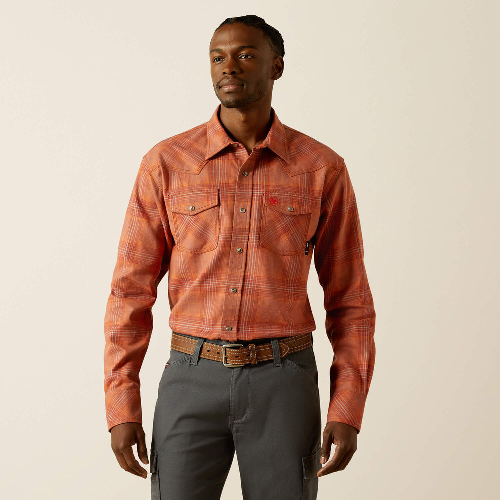 Ariat FR Wayne Retro Fit Snap Work Shirt