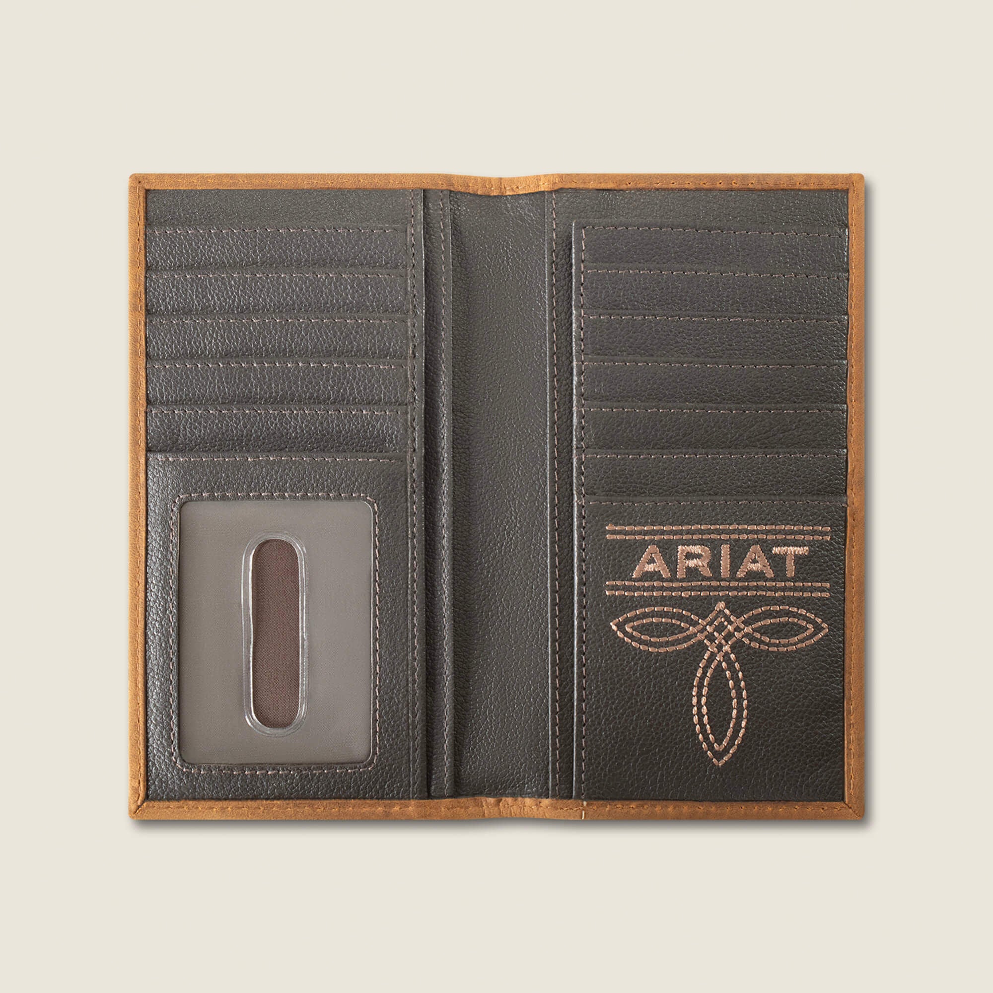 Ariat Patchwork Embroidered Logo Rodeo Wallet