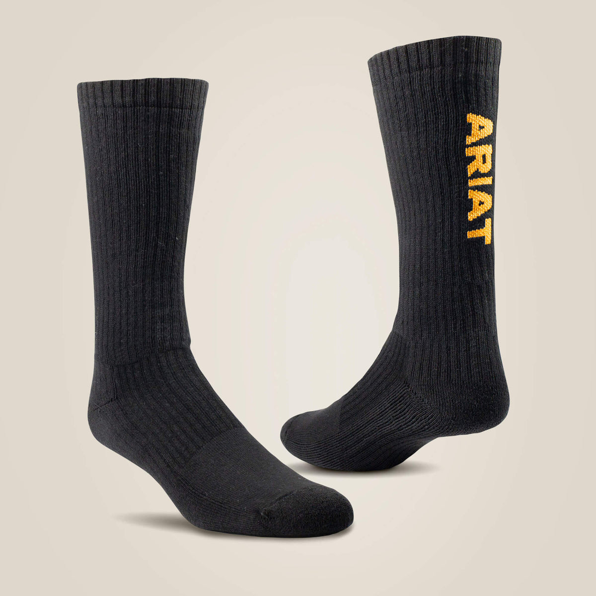 Ariat Premium Ringspun Cotton Mid Calf Work Sock 3 Pair Pack