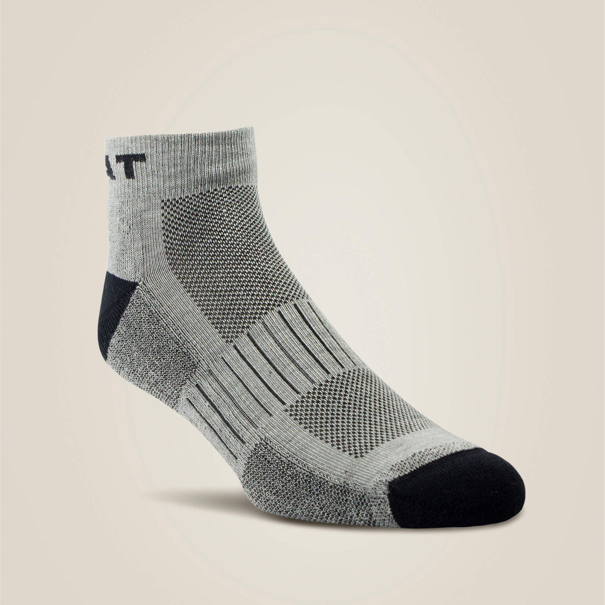 Ariat High Performance Quarter Crew Tek Work Sock 3 Pair Pack