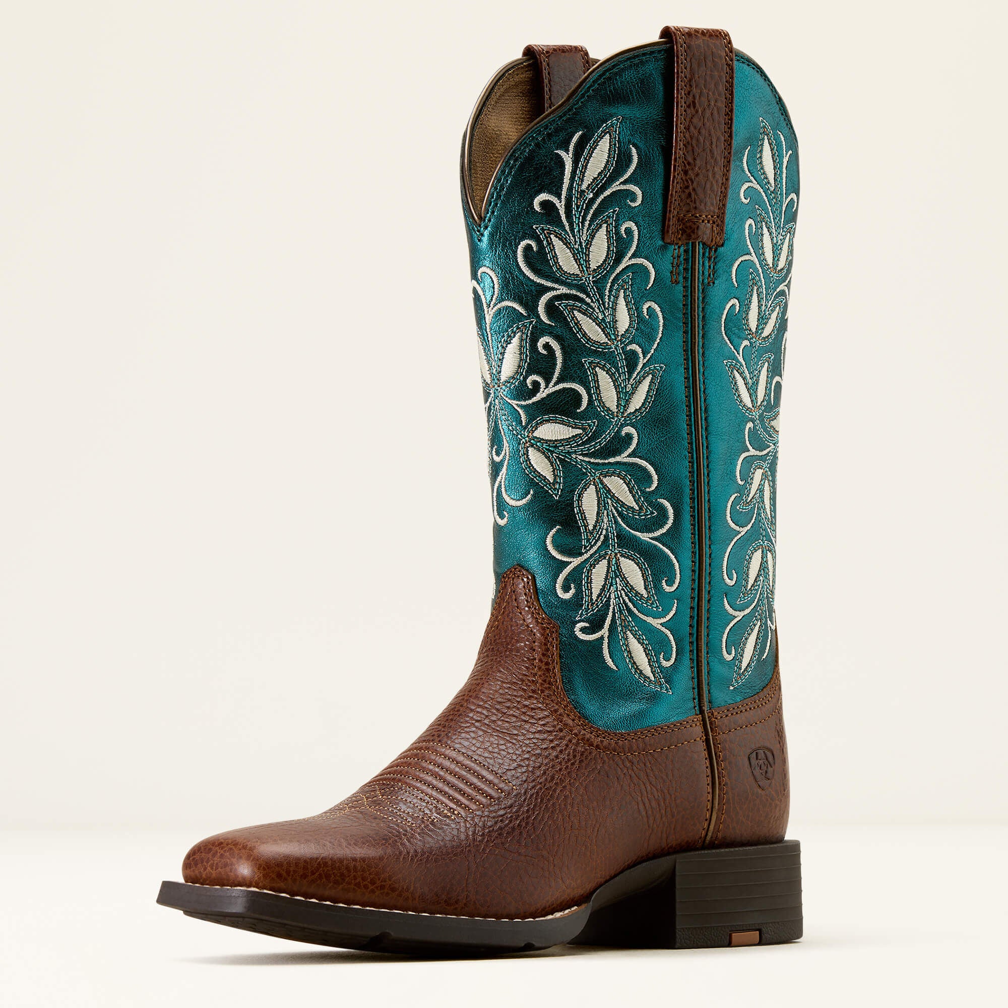 Ariat Round Up Holly Wide Square Toe Western Boot