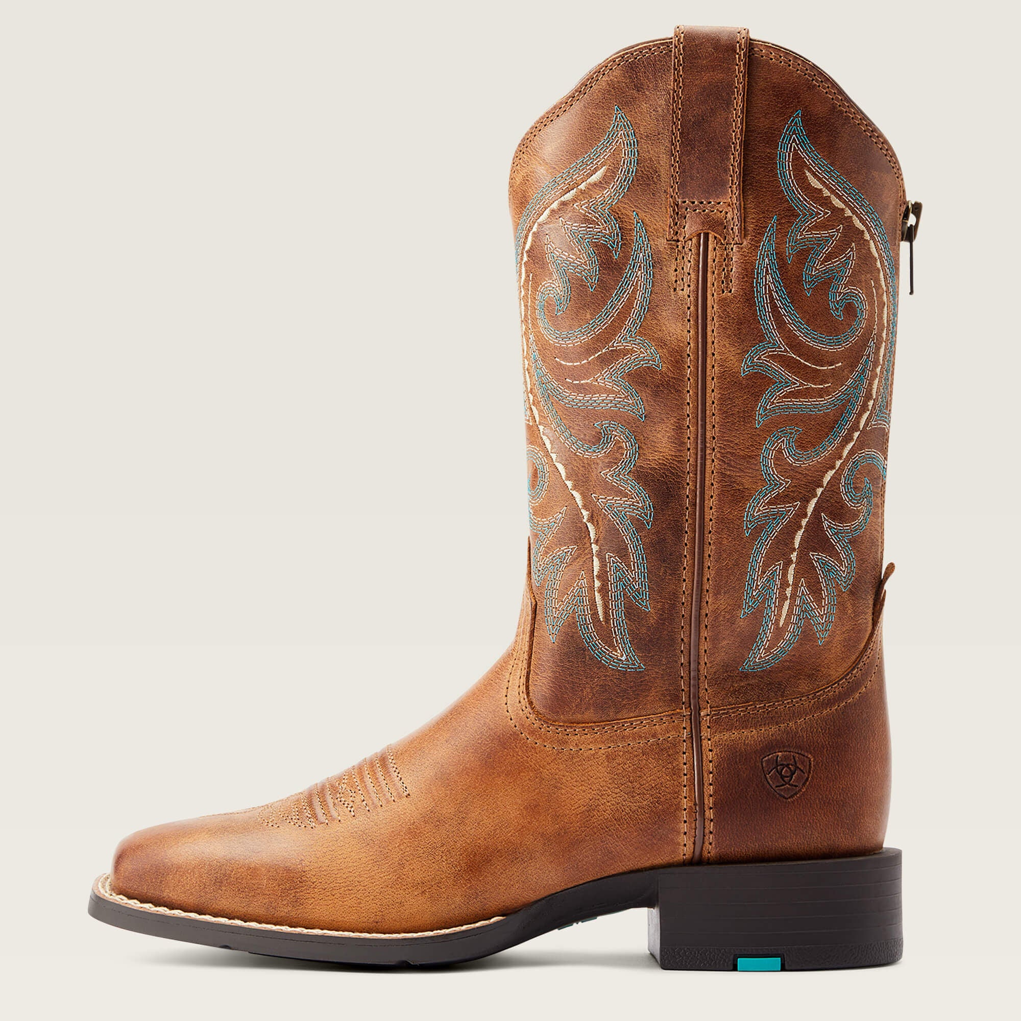 Ariat Round Up Back Zip Western Boot