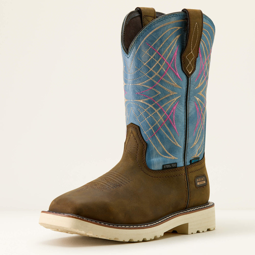 Ariat Activator Waterproof Wide Square Toe Steel Toe Work Boot