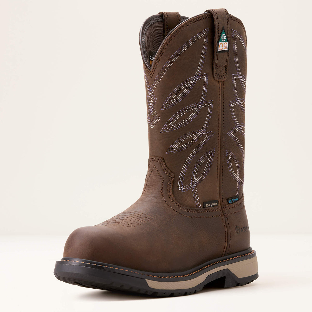 Ariat Riveter CSA Glacier Grip Waterproof 400g Composite Toe Work Boot