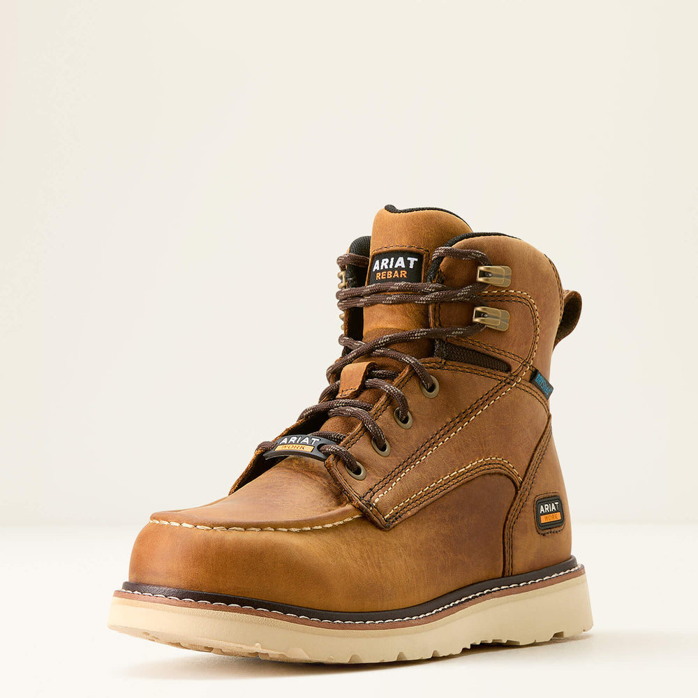 Ariat Rebar Wedge Moc Toe Waterproof Work Boot