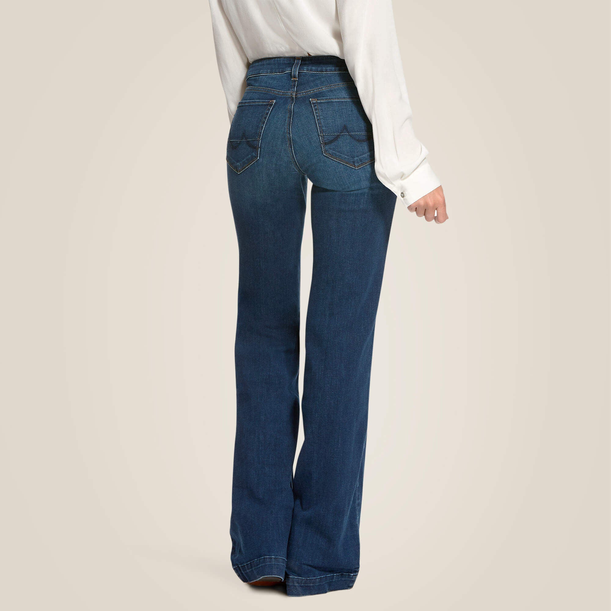 Ariat Trouser Mid Rise Stretch Kelsea Wide Leg Jean