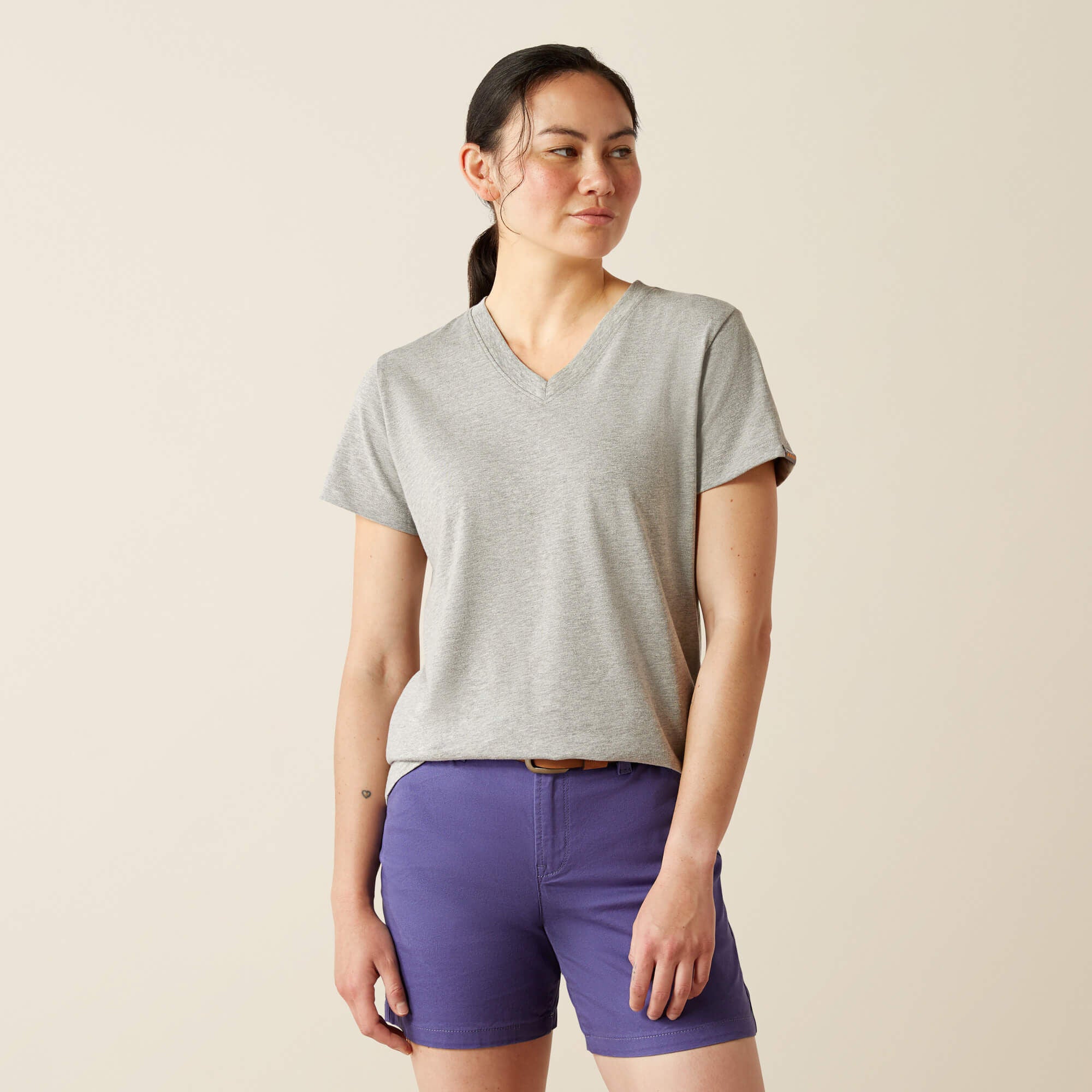 Ariat Rebar Cotton Strong Standard V-Neck T-Shirt