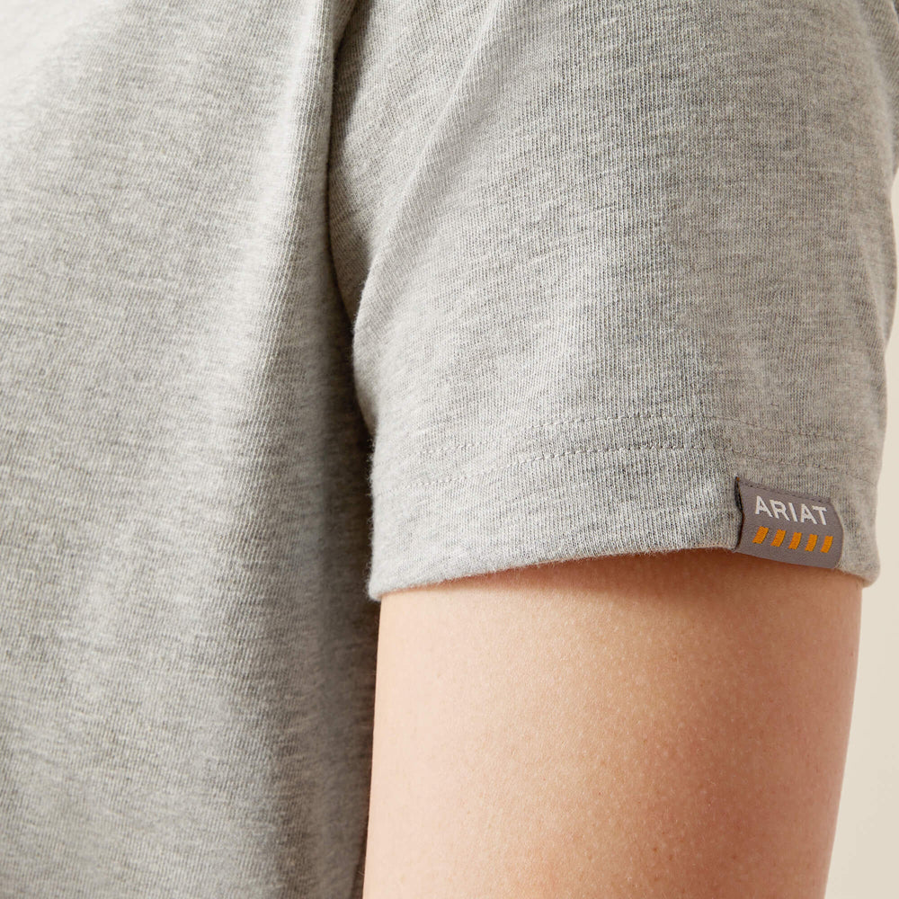 Ariat Rebar Cotton Strong Standard V-Neck T-Shirt