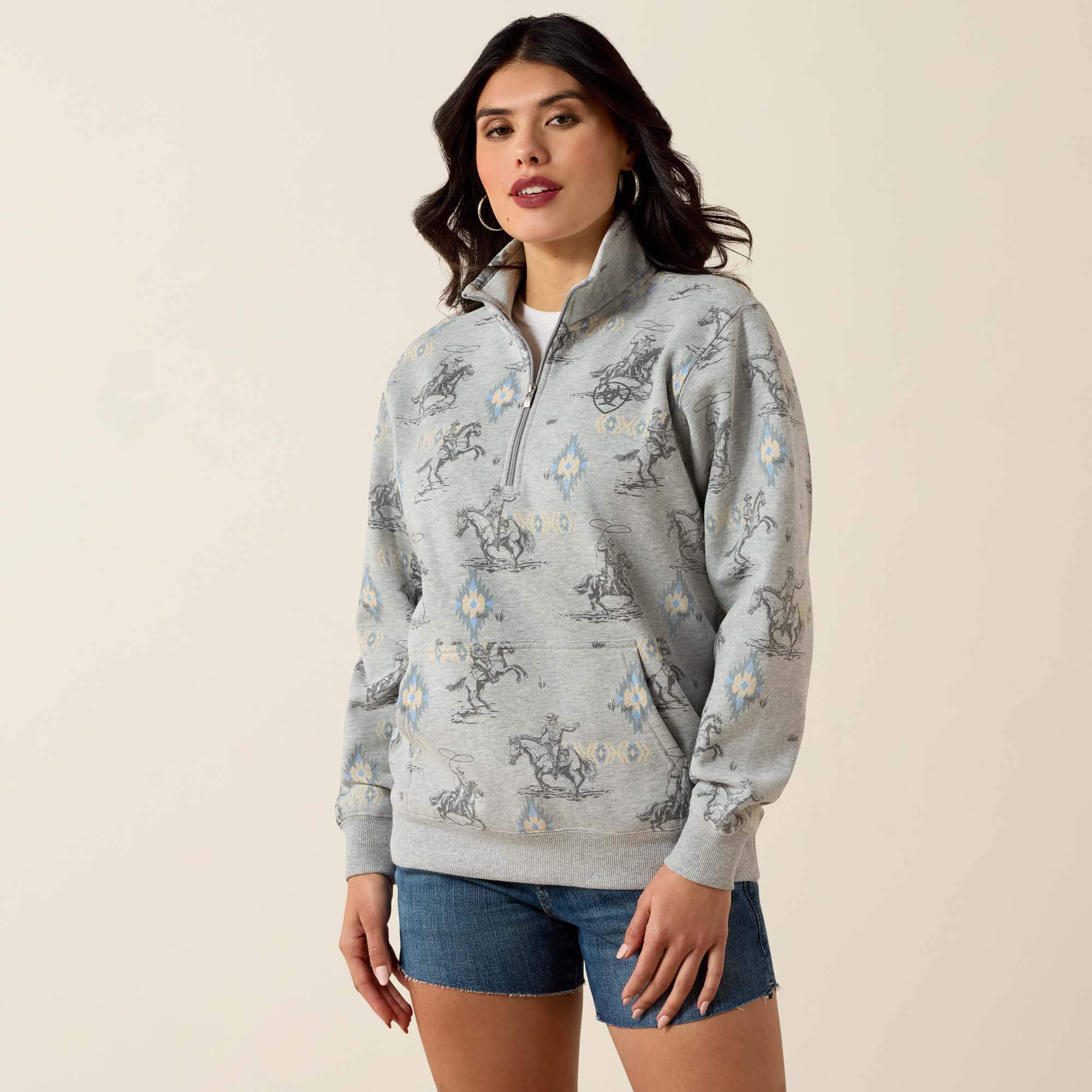 Ariat Sapphire 1/2 Zip Sweatshirt