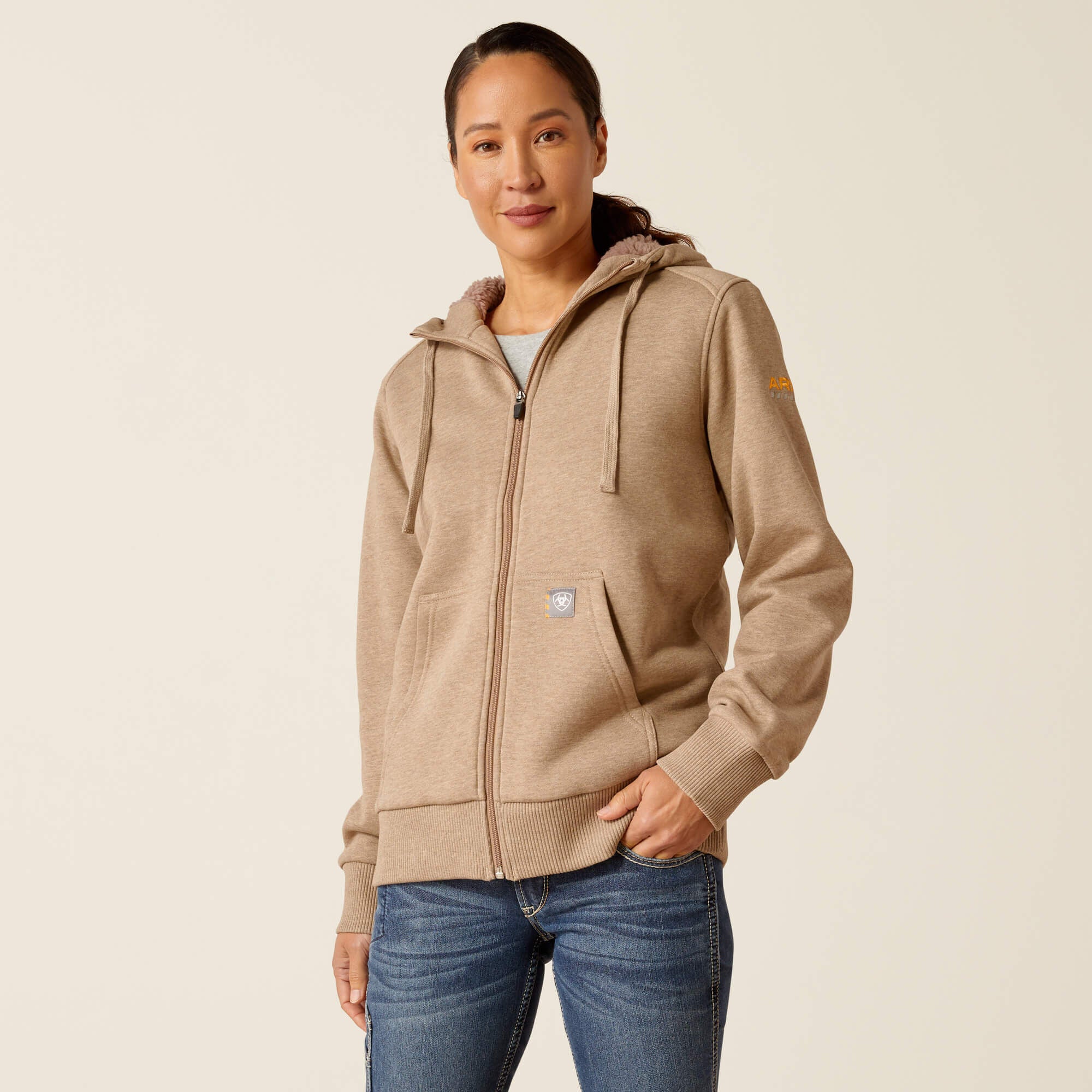 Ariat Rebar All-Weather Sherpa Full Zip Hoodie