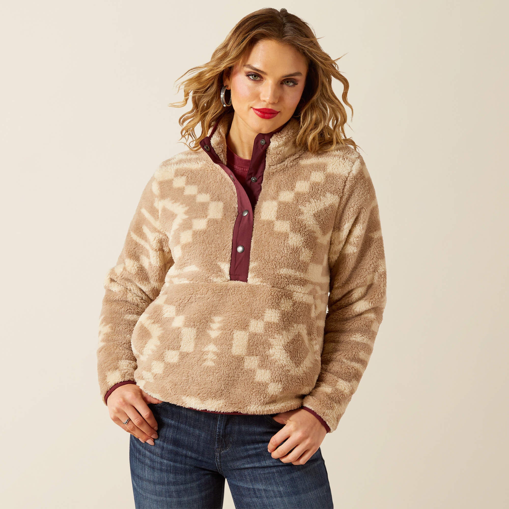 Ariat Berber Snap Front Sweatshirt