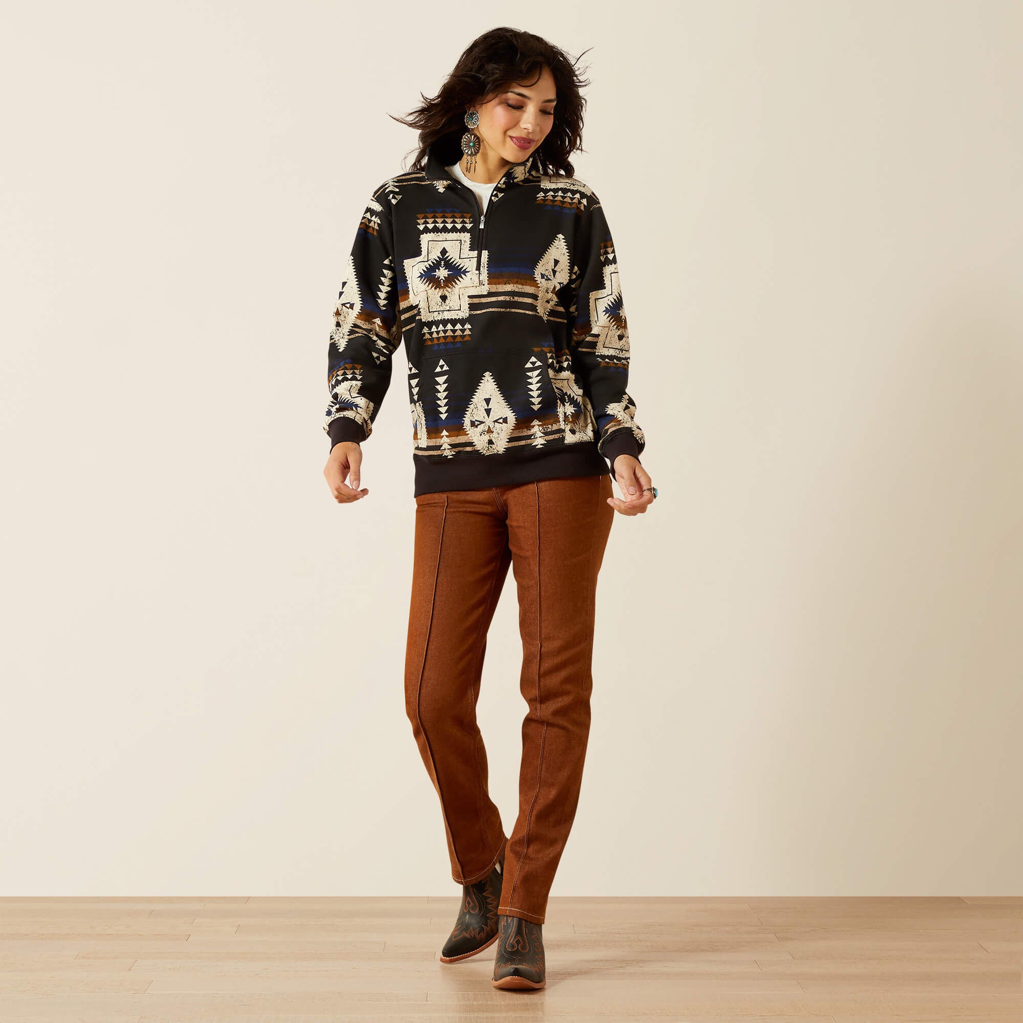 Ariat Sienna 1/2 Zip Sweatshirt