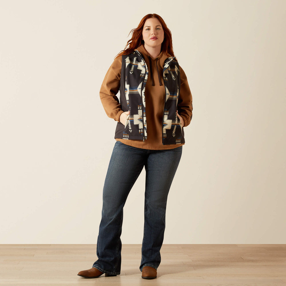 Ariat Ariat Logo Softshell Print Vest