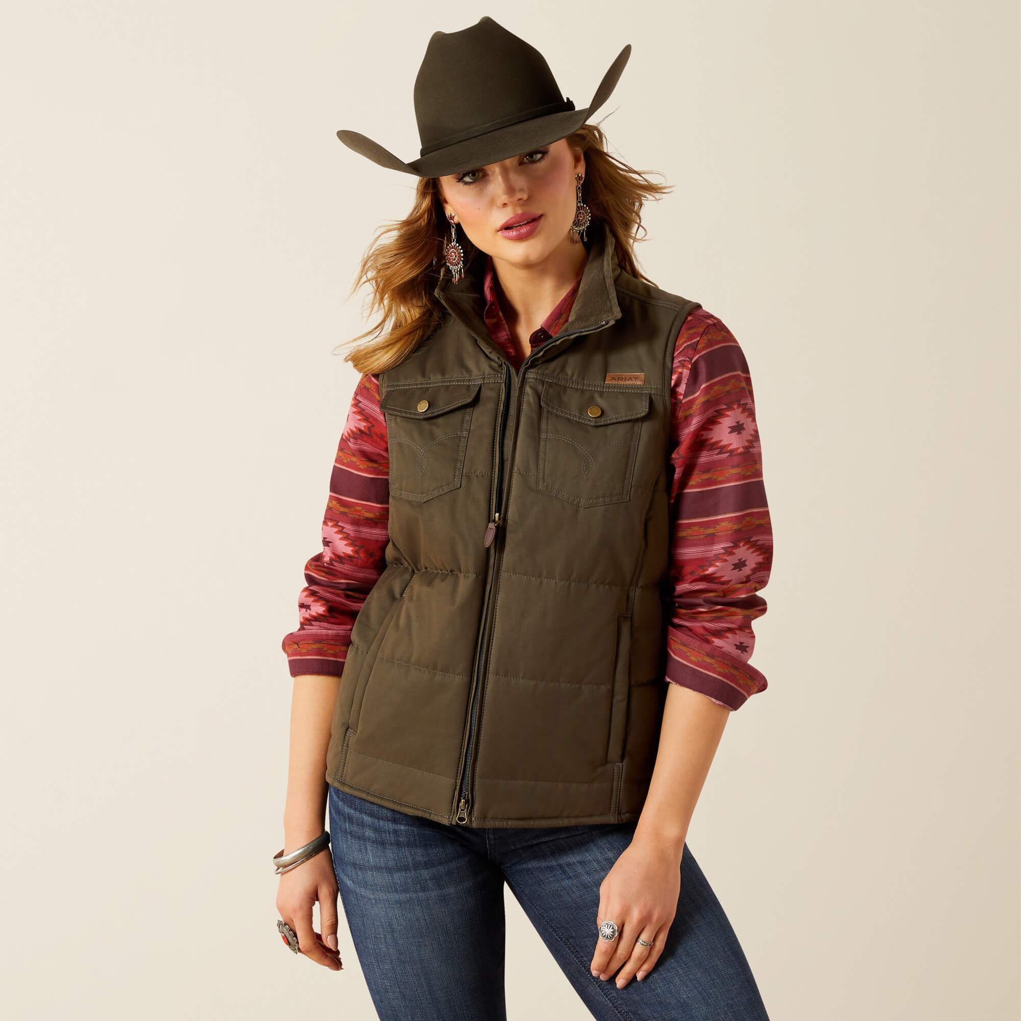 Ariat Grizzly Quilted Vest